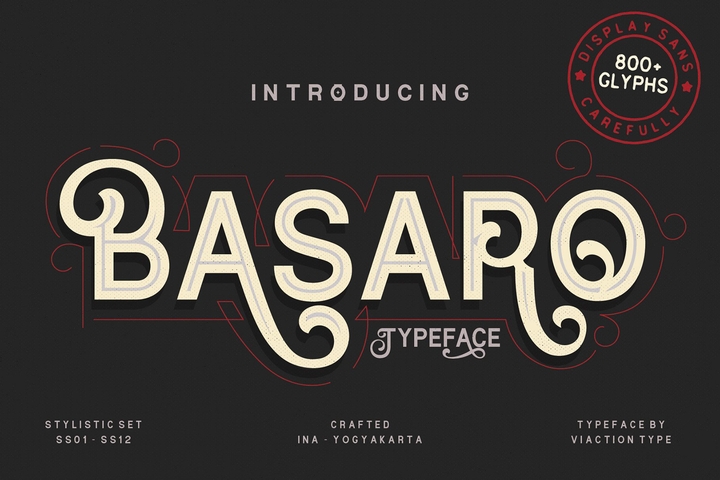 Шрифт Basaro